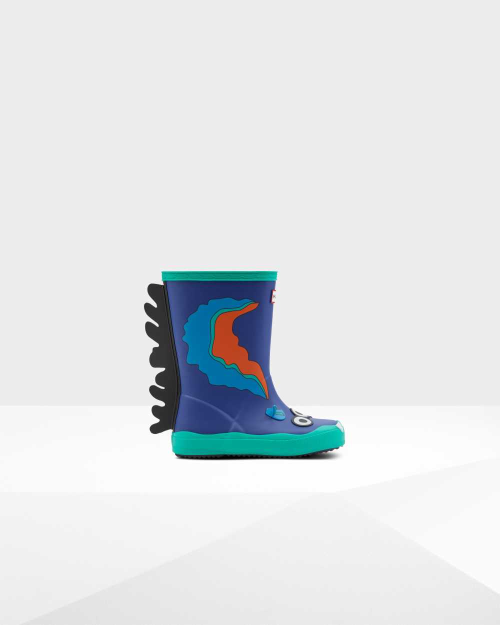 Kids Hunter Original First Sea Monster Character Rain Boots Blue | GUYBDW-243